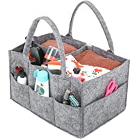 Los mejores  - Umi. by Amazon - Cesta de pañales- organizador portátil de toallitas para bebé- pañalera con compartimentos ajustables…